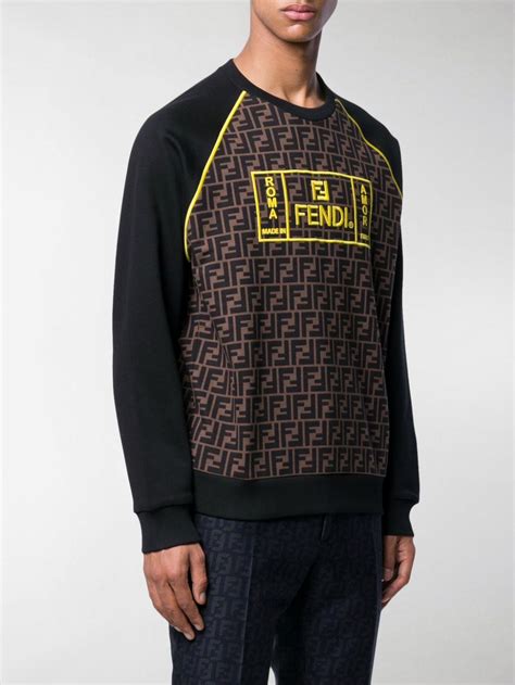 fendi sweatshirt ff|Fendi beaded graphic sweatshirt.